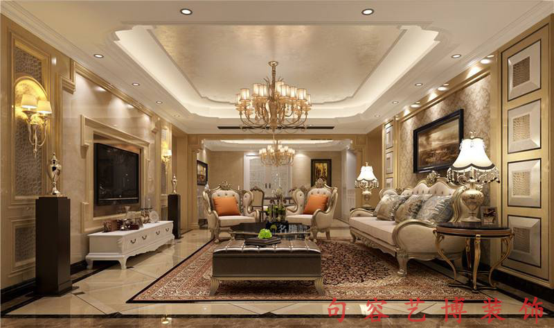 句容家庭装修说客厅背景墙应根据空间面积和整体风格进行设计
